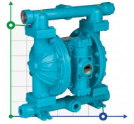 DP 10 DD/T-V - pneumatische Membranpumpe DP 10 DD/T-V - pneumatische Membranpumpe