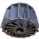 Turbine pour pompe 2BV5111, 218 mm, fonte