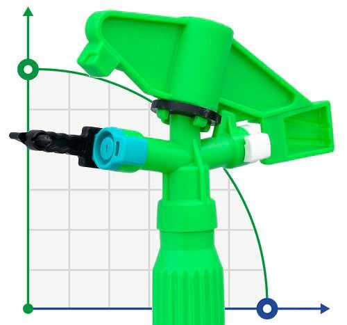 Aspersor para riego, riego ATOM15 LA
