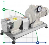 Lobe Pump RLP-Z-35L, AISI 304, 4 kW, 380V 50HZ 3P для жира Lobe Pump RLP-Z-35L, AISI 304, 4 kW, 380V 50HZ 3P для жира