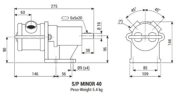 Импеллерный насос для перекачки жидких яиц LIVERANI MINOR 40 S/P +BY-PASS NR 175-1400 об/мин, без двигателя Импеллерный насос для перекачки жидких яиц LIVERANI MINOR 40 S/P +BY-PASS NR 175-1400 об/мин, без двигателя