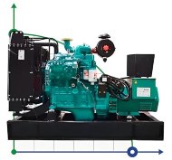 Générateur diesel industriel XHYC-20GF avec ATS, moteur Cummins 20kVA, 20kW, 380V/50HZ type ouvert Générateur diesel industriel XHYC-20GF avec ATS, moteur Cummins 20kVA, 20kW, 380V/50HZ type ouvert
