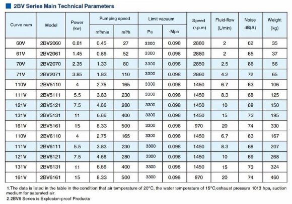 2BV6121 вакуумный насос