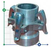 Швидкороз'ємна муфта з зовнішнім різьбленням - Ø75 для спринклерної системи 2,5 дюйми гайка (NPT)