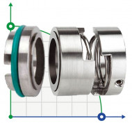 Mechanical seal for pump R-128 60, SIC/SIC, EPDM, 304, T5S43 Mechanical seal for pump R-128 60, SIC/SIC, EPDM, 304, T5S43