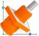 JC-CN14-S-01-LD, conector hembra de batería de 450 A, 1500 V CC, tipo tornillo, naranja