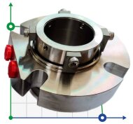 Cartridge seal R-BED 32, SIC/SIC/CAR/SIC/VITON, M/316