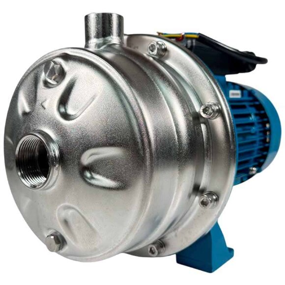 Doppellaufradpumpe zum Fördern von Flüssigkeiten 2CDC70/110, 1,5 kW, AISI 304, 220 V/50 Hz, 2900 U/min (Typ EBARA 2CDXM 70/15) Doppellaufradpumpe zum Fördern von Flüssigkeiten 2CDC70/110, 1,5 kW, AISI 304, 220 V/50 Hz, 2900 U/min (Typ EBARA 2CDXM 70/15)