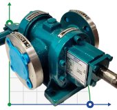 Zahnradpumpe JKMS 150 1 1/2  Zoll, 4,5 m3/h, AISI 316 für Lacke und Farben Zahnradpumpe JKMS 150 1 1/2  Zoll, 4,5 m3/h, AISI 316 für Lacke und Farben