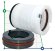 Механическое уплотнение химического насоса QHB с PTFE сильфоном R-WB3 25, L, CAR/SIC, VITON, 304