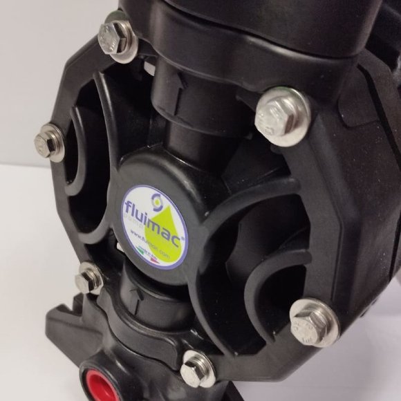 Pneumatic Diaphragm Pump for coagulant PHOENIX P55 PVDF SANTOPRENE+PTFE, 55 l/min Pneumatic Diaphragm Pump for coagulant PHOENIX P55 PVDF SANTOPRENE+PTFE, 55 l/min