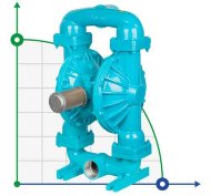 DP 30 DD/T-V - pneumatische Membranpumpe DP 30 DD/T-V - pneumatische Membranpumpe