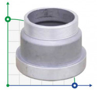 Female QC Ø90 For Sprinkler System 3 inch male Screw (BSP)