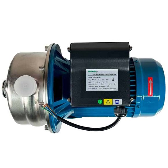 Pompa do nastrzykiwania mięsa 2CDC70/150, 2,2 kW, AISI 304, 220 V/50 Hz, 2900 obr./min (typ EBARA 2CDXM 70/20) Pompa do nastrzykiwania mięsa 2CDC70/150, 2,2 kW, AISI 304, 220 V/50 Hz, 2900 obr./min (typ EBARA 2CDXM 70/20)