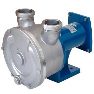 Вихревой насос для перекачки уксуса, уксусной кислоты LIVERANI MID 60 Inox 2, 350 л/мин, AISI 316, под гидравлический двигатель Вихревой насос для перекачки уксуса, уксусной кислоты LIVERANI MID 60 Inox 2, 350 л/мин, AISI 316, под гидравлический двигатель