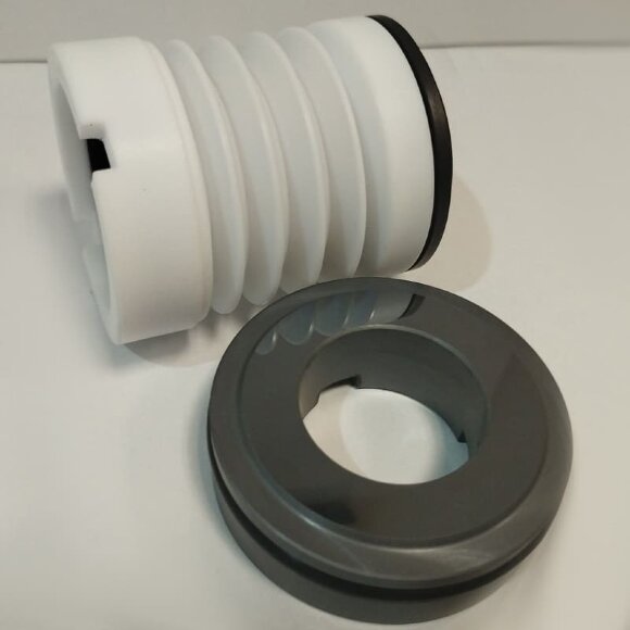 Механічне торцеве ущільнення насосу для хімії із PTFE сильфоном R-WB3 25, S, CAR/SIC, VITON, 304