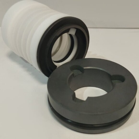 Механічне торцеве ущільнення насосу для хімії із PTFE сильфоном R-WB3 25, S, CAR/SIC, VITON, 304