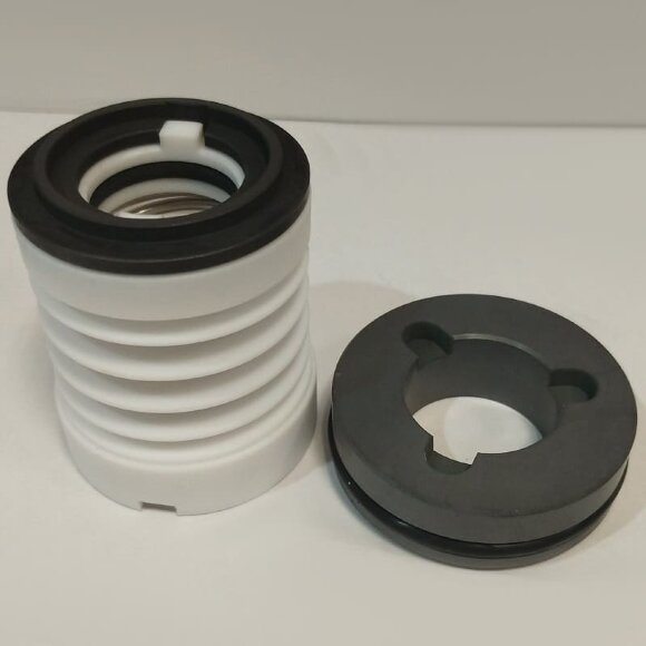 Механічне торцеве ущільнення насосу для хімії із PTFE сильфоном R-WB3 25, S, CAR/SIC, VITON, 304