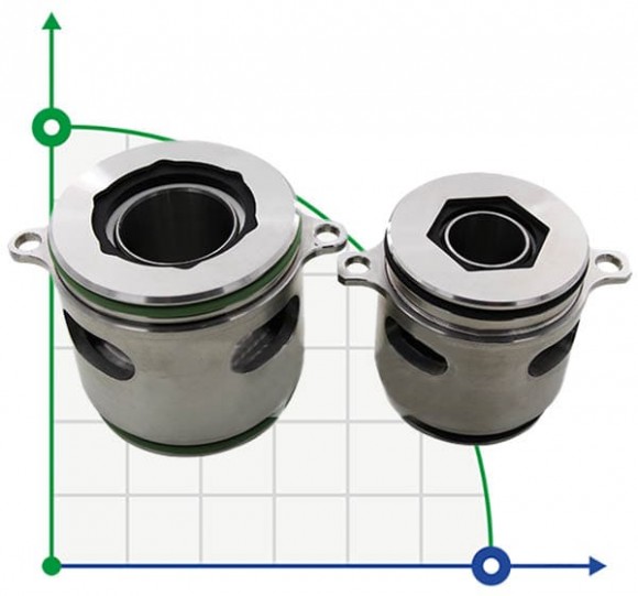 Kartuschedichtung Grundfos R-706K 22, SIC/SIC/SIC/SIC, VITON, 304