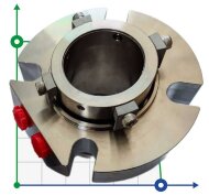 Cartridge seal for mixer R-BED 35, SIC/SIC/CAR/SIC/VITON, M/316