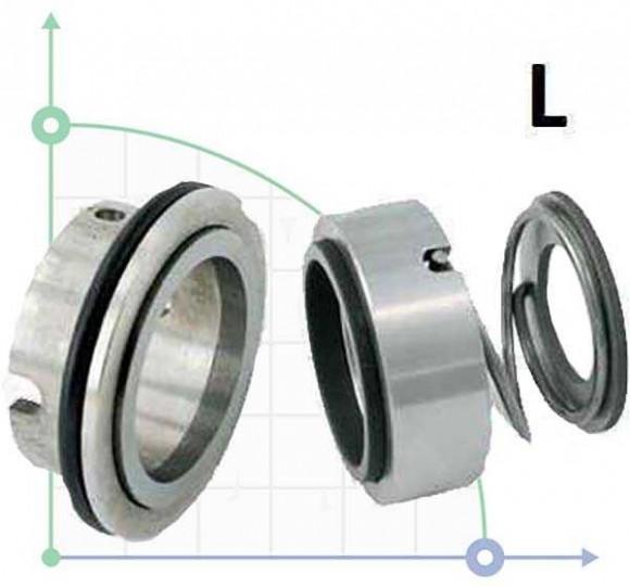 Sello de bomba mecánica FRISTAM R-FR 22, R, CAR/SS, EPDM, 304 Sello de bomba mecánica FRISTAM R-FR 22, R, CAR/SS, EPDM, 304