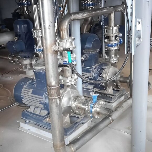 BGWHB 65-250A (23,4/70), 11kW, 2880, Ex - насос нержавеющий горизонтальный