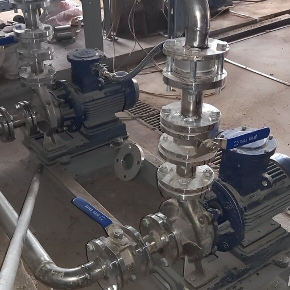 BGWHB 65-250A (23,4/70), 11kW, 2880, Ex - насос нержавеющий горизонтальный