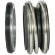 Mechanical seal for pump shaft R-MG1 16, CAR/SIC, VITON, 304, G60
