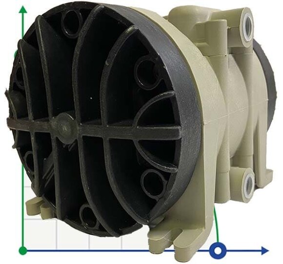 Pneumatic Diaphragm Pump PHOENIX 20-PP 3/8, P20P-HTTPV1 Pneumatic Diaphragm Pump PHOENIX 20-PP 3/8, P20P-HTTPV1