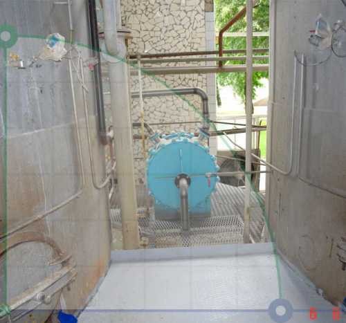 Spiral heat exchanger for cooling the mash 50m2 Spiral heat exchanger for cooling the mash 50m2