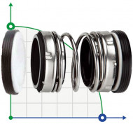 Doppeldichtung R-4701 33, CAR/SIC/CAR/SIC, NBR, 304, Т1В Doppeldichtung R-4701 33, CAR/SIC/CAR/SIC, NBR, 304, Т1В