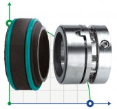 Sello mecánico R-960 80, SIC/SIC, VITON, 304, T30LE Sello mecánico R-960 80, SIC/SIC, VITON, 304, T30LE