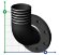 DN200/PN10 Dreno N6, raccord à bride pour tuyau, corps en fonte GG25