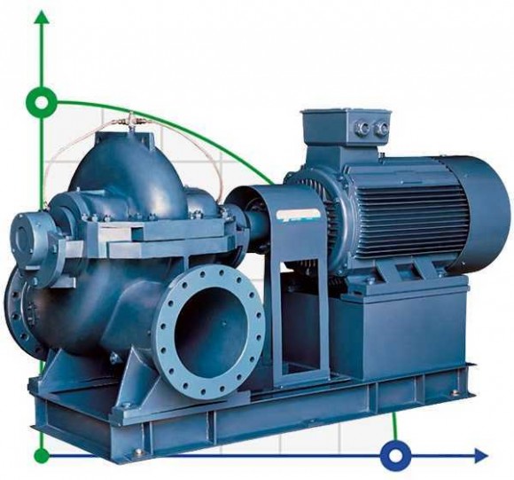 BSSM4 350-590A1, (1000) -  double-sided inlet pump unit, analogue of D 4000-95A-2