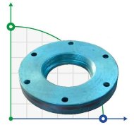 78 X 130 Flange to 2,5 inch Female Connection (BSP)