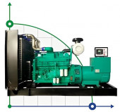 Industrial diesel generator XHYC-450GF with ATS, engine Cummins 500kVA, 450kW, 380V/50HZ open type Industrial diesel generator XHYC-450GF with ATS, engine Cummins 500kVA, 450kW, 380V/50HZ open type