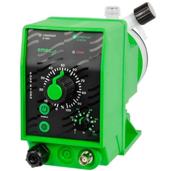 Magnetdosierpumpe EMEC K PLUS LPV für niedrigviskose Flüssigkeiten, 2–18 l/h, 18–2 bar