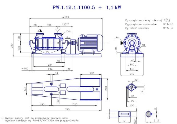 PW.1.12.1.1100 вакуумный одноступенчатый насос PW.1.12.1.1100 вакуумный одноступенчатый насос
