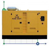 Générateur diesel industriel VLAIS KDE-300T avec ATS, moteur Ricardo 300kVA, 240kW, 380V/50HZ type fermé Générateur diesel industriel VLAIS KDE-300T avec ATS, moteur Ricardo 300kVA, 240kW, 380V/50HZ type fermé
