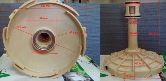 Diffus for centrifugal pumps Aquatica, 775371011 Diffus for centrifugal pumps Aquatica, 775371011