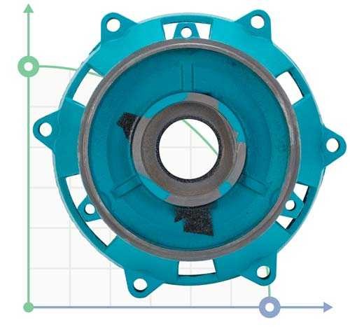 Couvercle moteur avant pour 775269, 7752693, 7752703, 775272, 7752733 Aquatica (775269015)