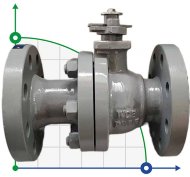 150LB 1.5 inch WCB steel ball valve, EPTFE seat 150LB 1.5 inch WCB steel ball valve, EPTFE seat