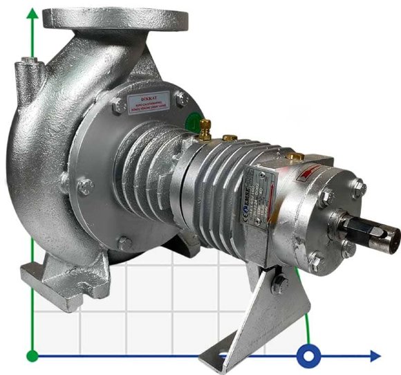 Bomba de aceite caliente EMSE EKY 65-160, 18,5 kW, 2900, sin motor