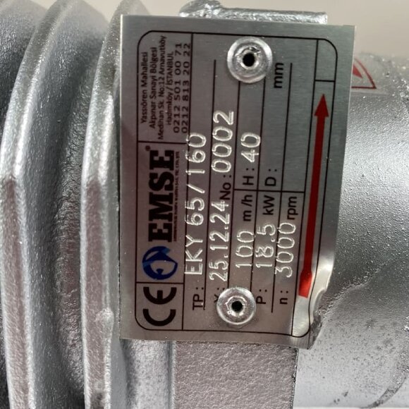 Heißölpumpe EMSE EKY 65-160, 18,5 kW, 2900, ohne Motor