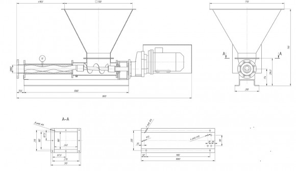 Насос винтовой SOLTEC BN045L01FYBSТ V110 c ПУ, 4kW, 10 m3/h, 6 bar для мясного или мясокостного фарша Насос винтовой SOLTEC BN045L01FYBSТ V110 c ПУ, 4kW, 10 m3/h, 6 bar для мясного или мясокостного фарша