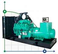 Промисловий дизельний генератор XHYC-800GF з ATS, двигун Cummins 1000kVA, 800kW, 380V/50HZ відкритого типу Промисловий дизельний генератор XHYC-800GF з ATS, двигун Cummins 1000kVA, 800kW, 380V/50HZ відкритого типу