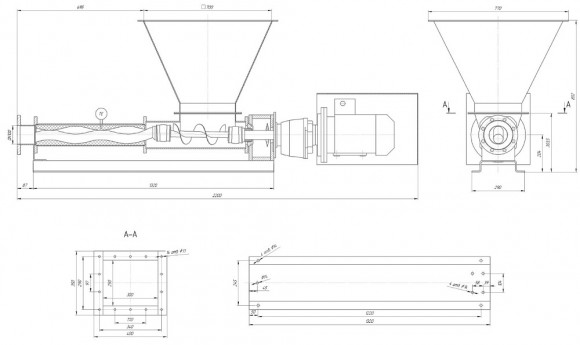 Насос винтовой SOLTEC BN053L01FYBSТ V110 c ПУ, 5,5kW, 15 m3/h, 6 bar для животного жира, птичьего кишечного мешка Насос винтовой SOLTEC BN053L01FYBSТ V110 c ПУ, 5,5kW, 15 m3/h, 6 bar для животного жира, птичьего кишечного мешка