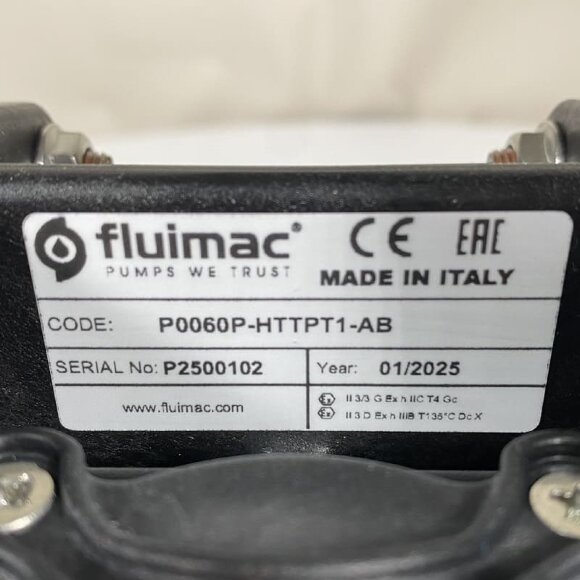 Пневматичний мембранний насос PHOENIX P60 PP HYTREL+PTFE, 65 л/хв для оцтової кислоти Пневматичний мембранний насос PHOENIX P60 PP HYTREL+PTFE, 65 л/хв для оцтової кислоти