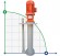 ADV 160/PP/500/10HP/2800/BSP vertical centrifugal pump