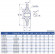 Pompe à double aspiration Split Case 1D200-90b, 3000, sans moteur